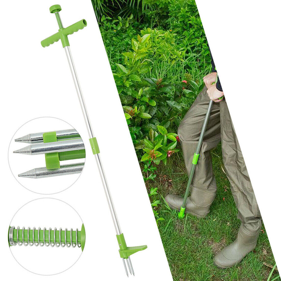 Weed Puller Weeder Twister Twist Pull Claw Garden Lawn Root Killer Remover Tool — image 10