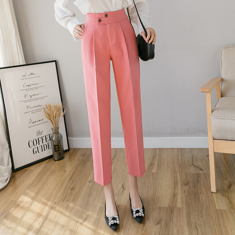 Title 4, Pantaloni tapered da donna stile harem slim, el...