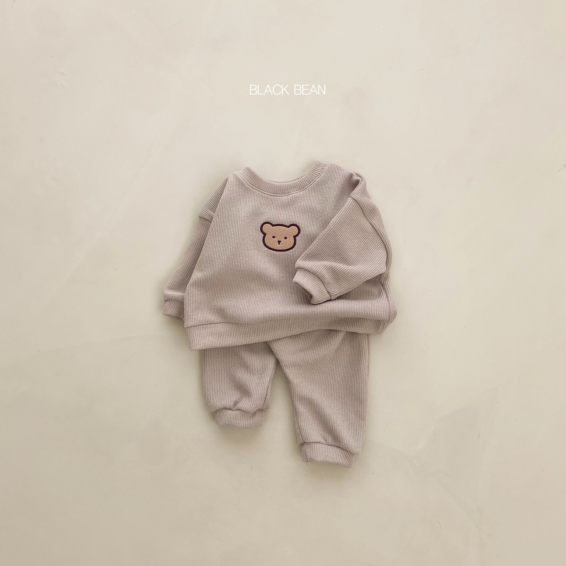 Autumn Style Children's Embroidered Bear Sweater