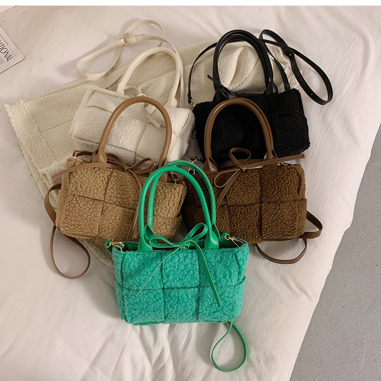 Plush All-match Messenger Bag Fashion One-shoulder Western Style