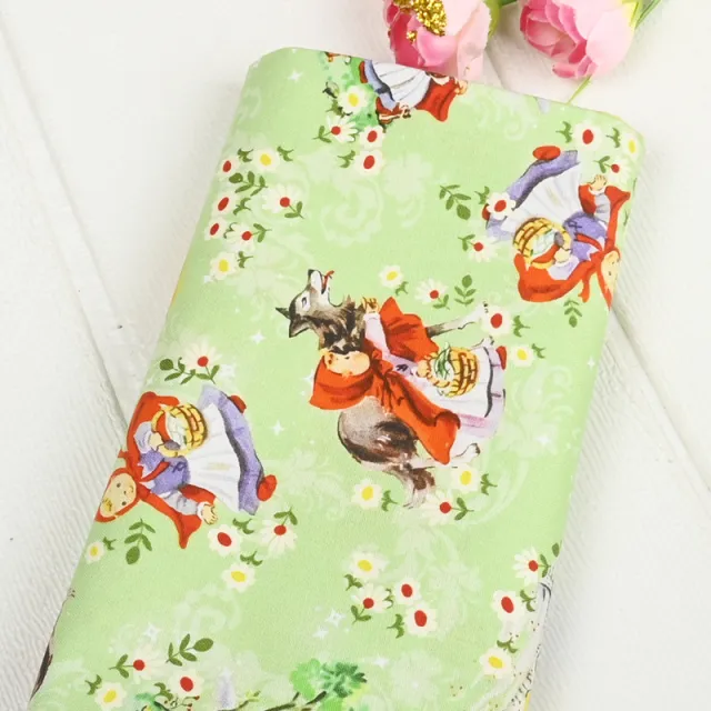 Plain Cotton Fairy Tale Print Fabric Handmade DIY - Shop at LoveMi