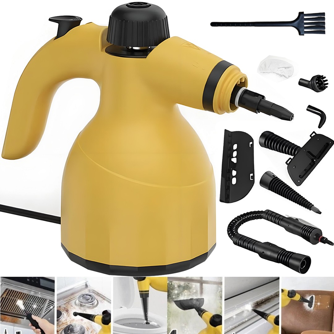 10o0W Electric Portable Hand Held Steam Steamer Cleaner & Accessories 2025 New — foto 2