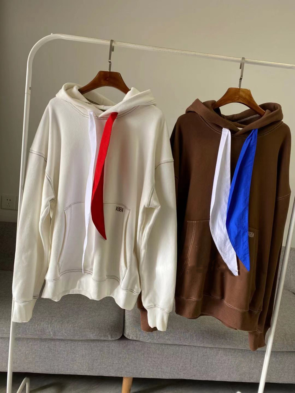 Title 6, New autumn winter hooded silk wide loose sweater