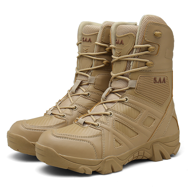 Big Size Outdoor Mountaineering Training Combat Boots Man Sand 47 - Shop at LoveMi