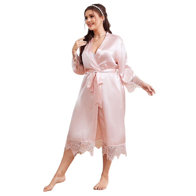 Title 3, Oversize Summer Nightgown Simple Casual Long-sl...