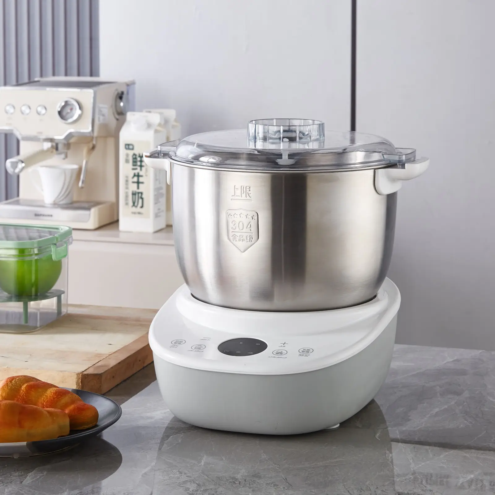 6L Food Processor Blender Kneading Stand Mixer