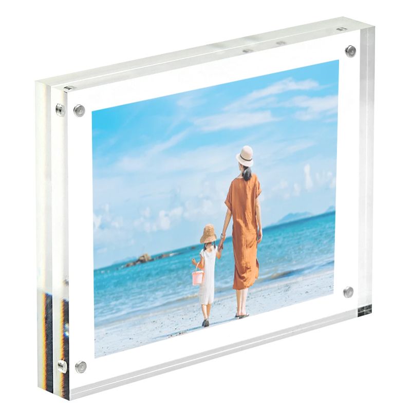 Acrylic Photo Frame, Double-Sided