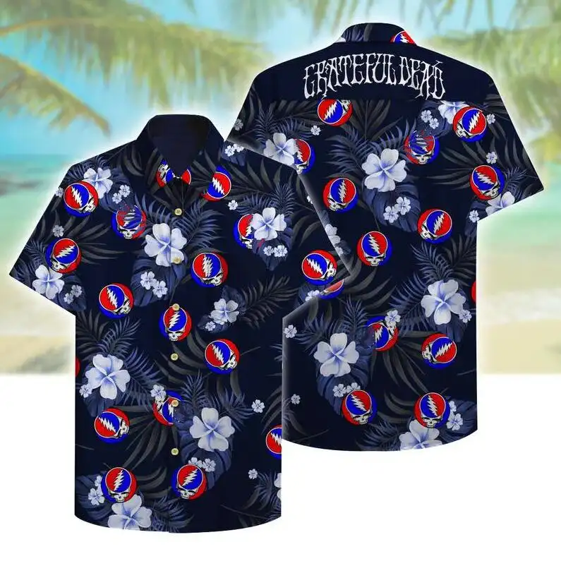 3D Digital Printing Personality Pattern Casual Summer Short Sleeve Shirt