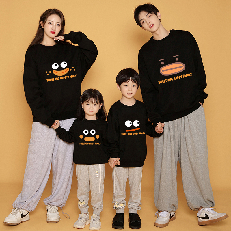 Parent-child Long-sleeved Hoodie Spring And Winter Style
