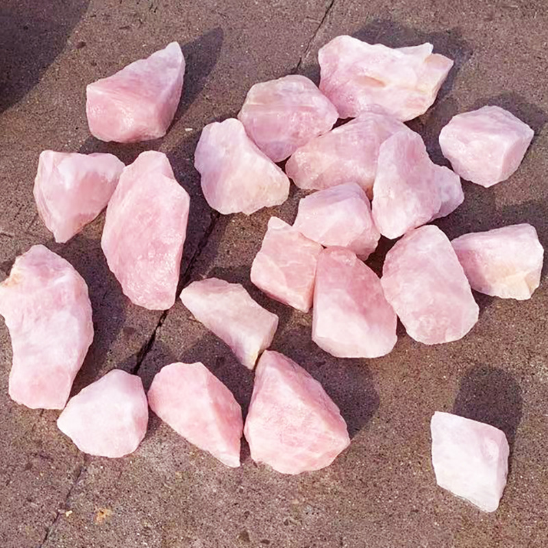 Natural Crystal Stone Rock Blocks Carved Domestic Ornaments