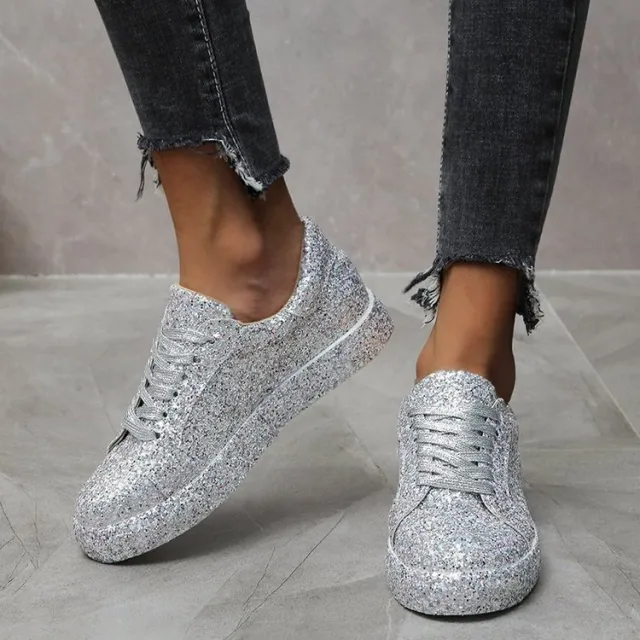 MODIEUZE GLITTERSCHOEN Silver - Shop at LoveMi