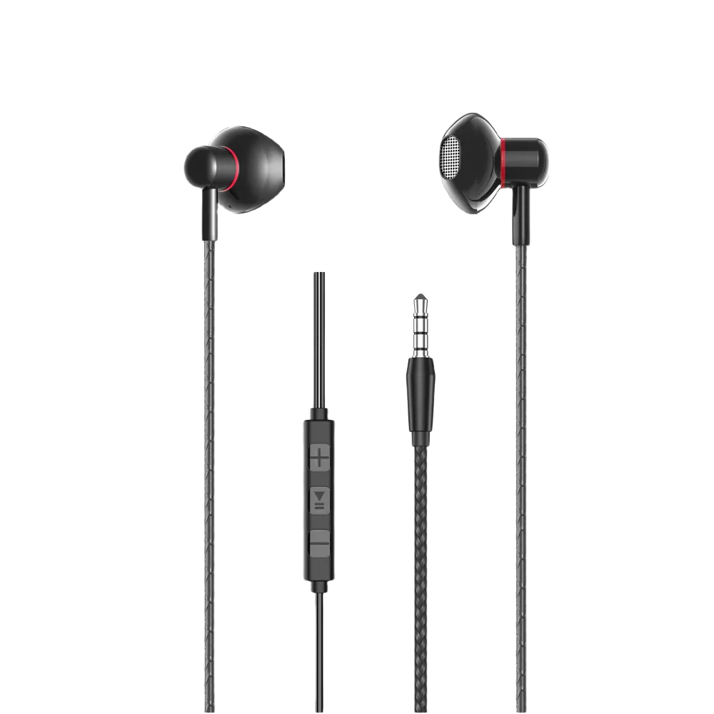 KP-234 In-Ear Wired Headphones 3.5mm With Inline Controls High-Quality Audio Zero Latency Suitable For Music Gaming In Stock For Wholesale