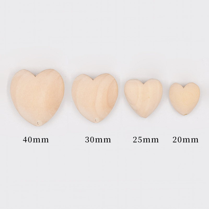 Title 3, DIY Accessories 20-40MM Wooden Heart