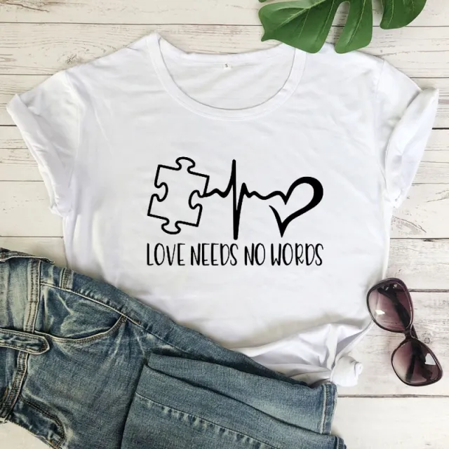 Letter Print Short Sleeve T Shirt Women's Top White - Shop at LoveMi