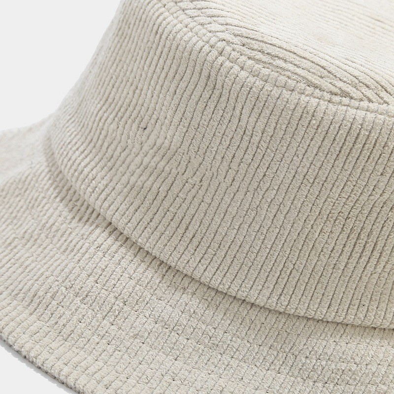 Female Autumn Corduroy Fisherman Hat