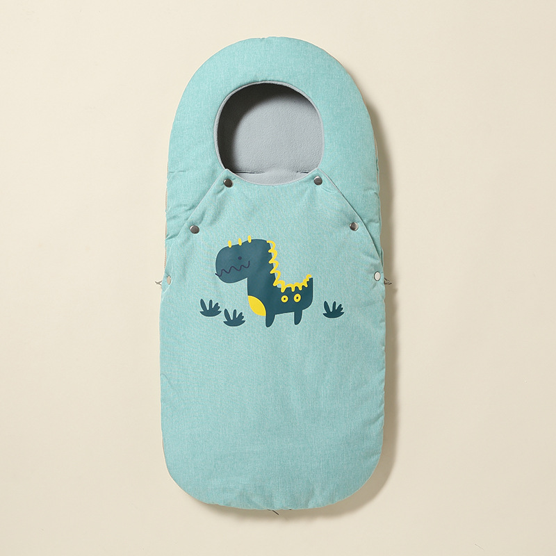 Autumn And Winter Rocking Fleece Thickened Warm Baby Anti-kicking Divine Sleeping Bag — foto 2