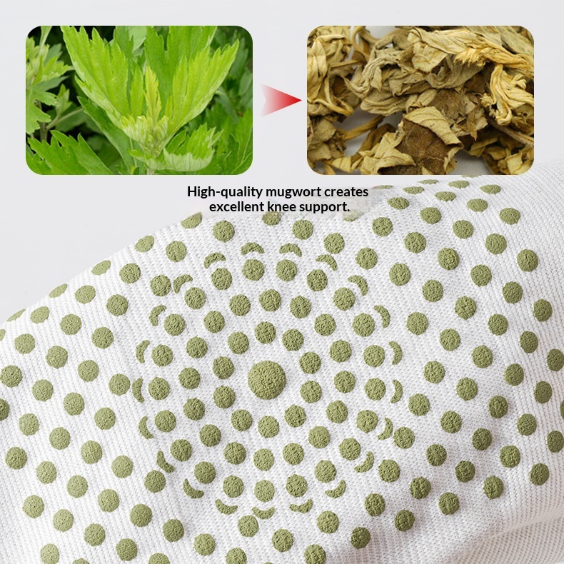 Wormwood Kneepad Warm Elderly Cold-proof Air-conditioned Room Men's And Women's Knee Leg Guard Heat Storage Warm Kneepad 4