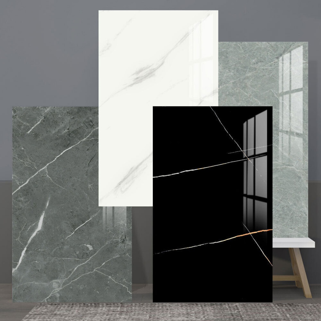 Marble Tiles Sticker Self-Adhesive Stick On Kitchen Home Wall Bathroom — image 4