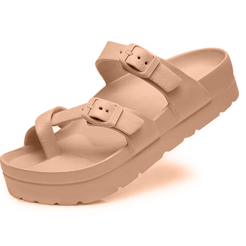 Slip-on Thick-soled Angle Slippers EVA Muffin Soft-soled Slippers