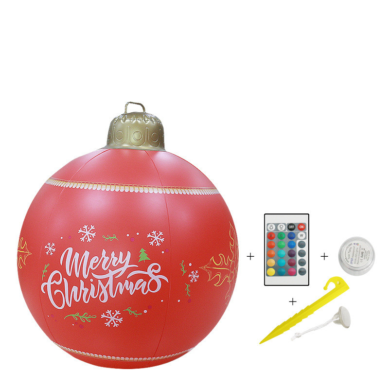 Title 5, Bola Inflable de Navidad Exterior con Luz LED D...