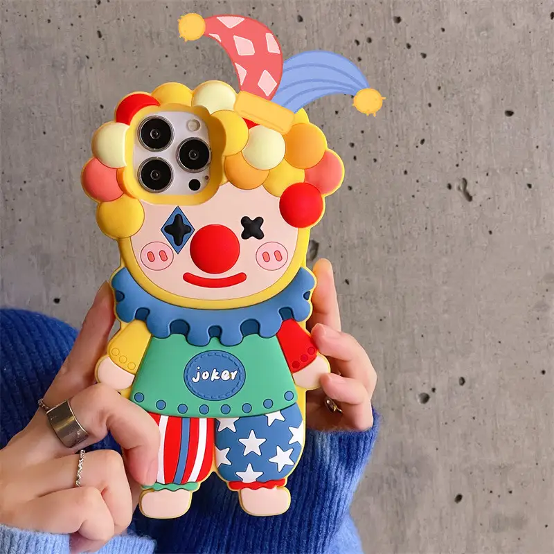 Cartoon Three-dimensional Clown Is Suitable For Iphone14Promax