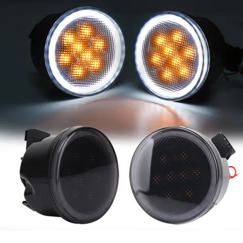 Suitable for Wrangler Modified LED Car Center Grid Lights