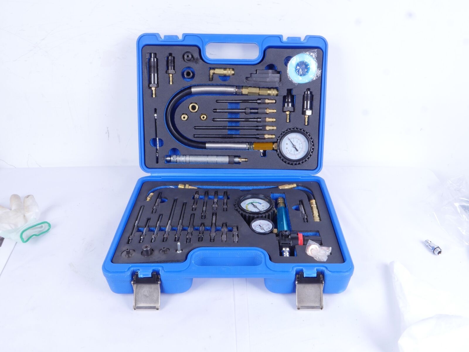46X Diesel Petrol Engine Compression Tester Pressure Loss Leak Master Kit — image 4