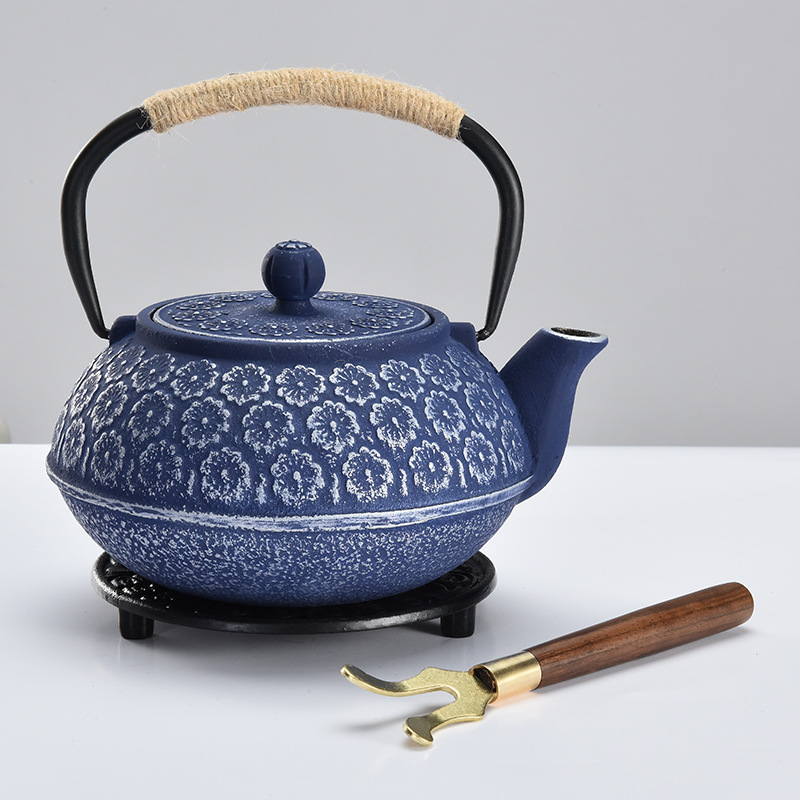 Household Japanese Style Cast Iron Boiling Water Teapot With Strainer