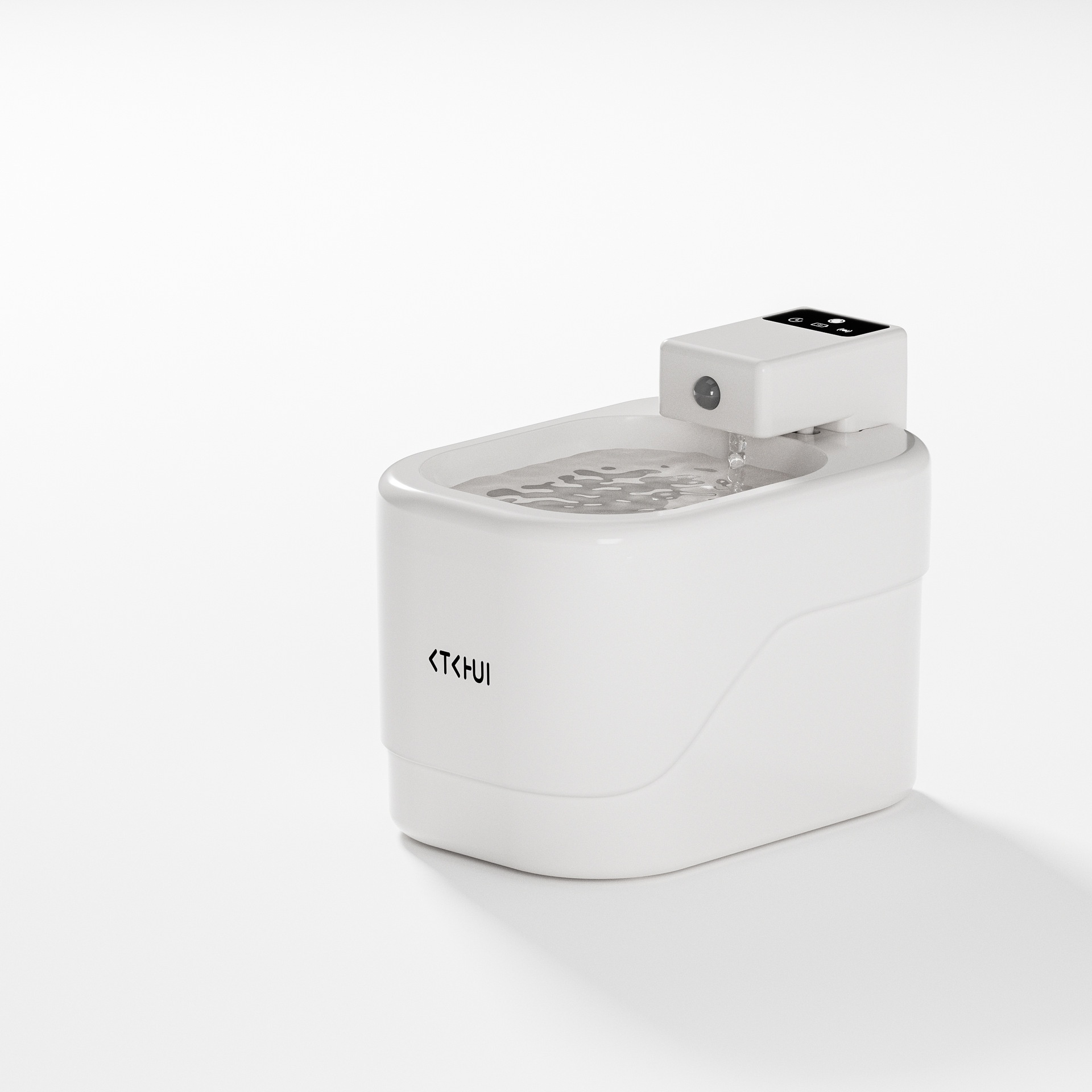 Smart Sensor-Activated Quiet Filtered Automatic Pet Water Fountain