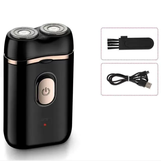 USB Rechargeable Razor Car Beard Knife Washing Dual purpose Shaver Black - Shop at LoveMi