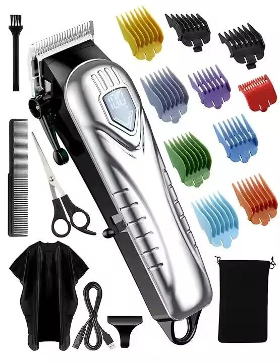 Professional Men Hair Clippers Trimmer Kit Cutting Machine Cordless Barber Salon W13378198 - Shop at LoveMi
