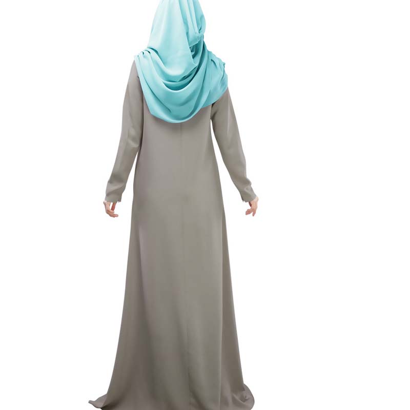 Women's ethnic maxi dress - model wearing view showing full silhouette