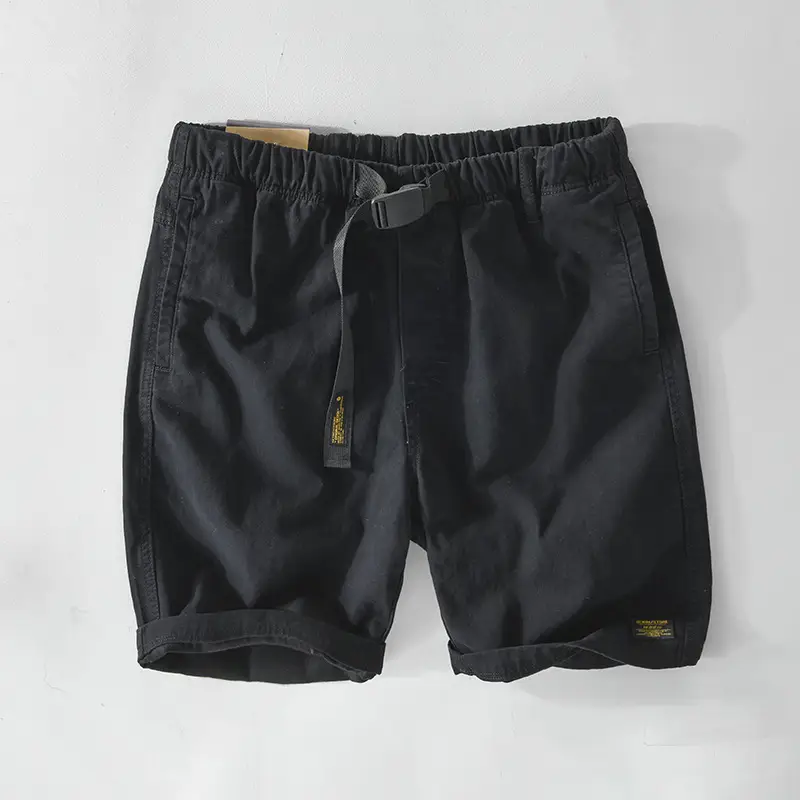 Men's Cotton Casual Workwear Five Point Shorts