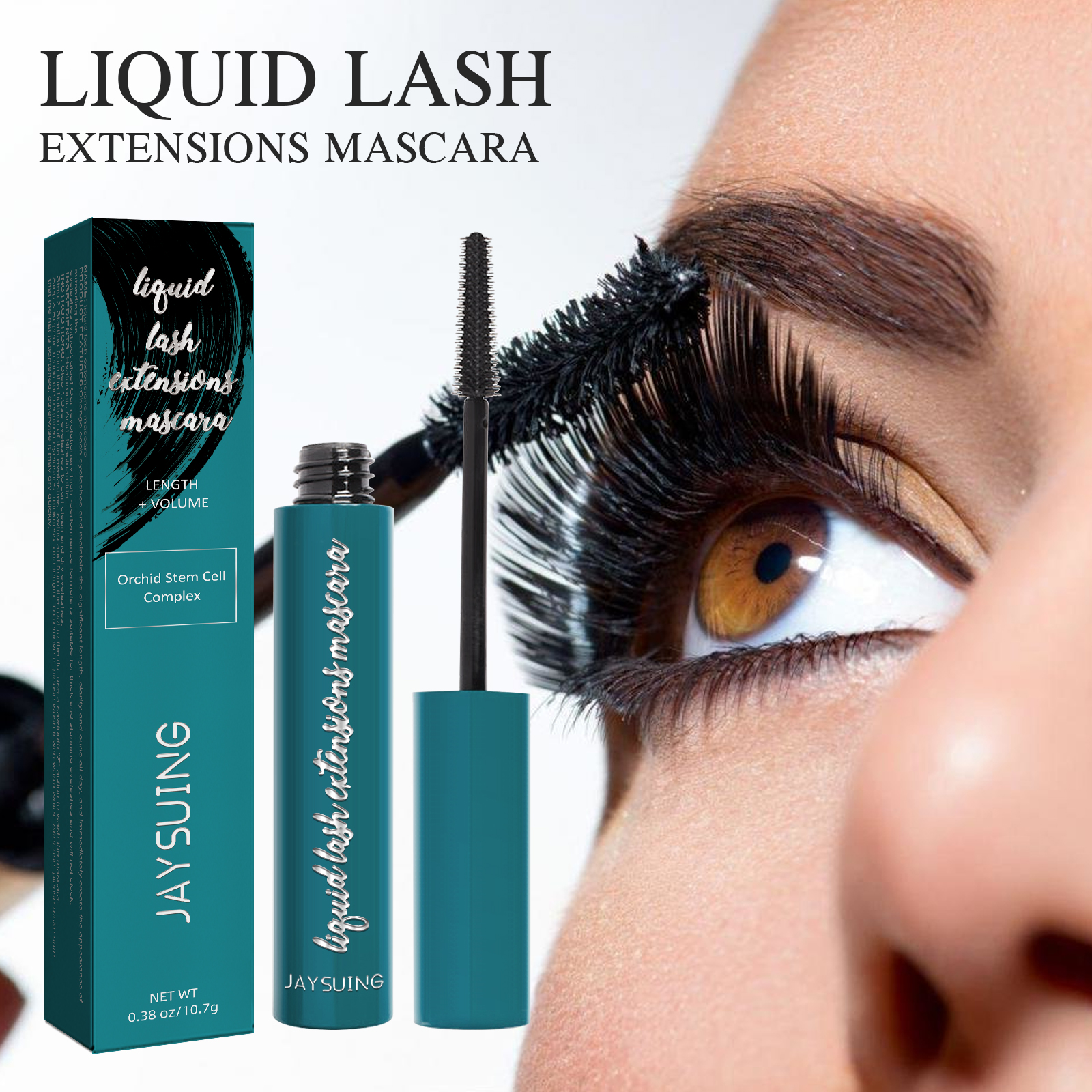 Waterproof Liquid Lash Extensions Mascara – Smudge-proof & Lasting. mascara Extend natural eyelashes to amazing lengths. Eyelashes look thicker and longer from base to tip. Waterproof & Smudge Proof: This waterproof long-lasting mascara ensures your lashe