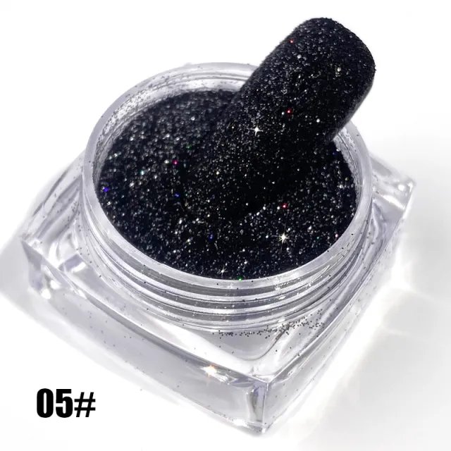 Star Powder Manicure Woolen Cloth Decoration Sugar Edible 5Style - Shop at LoveMi