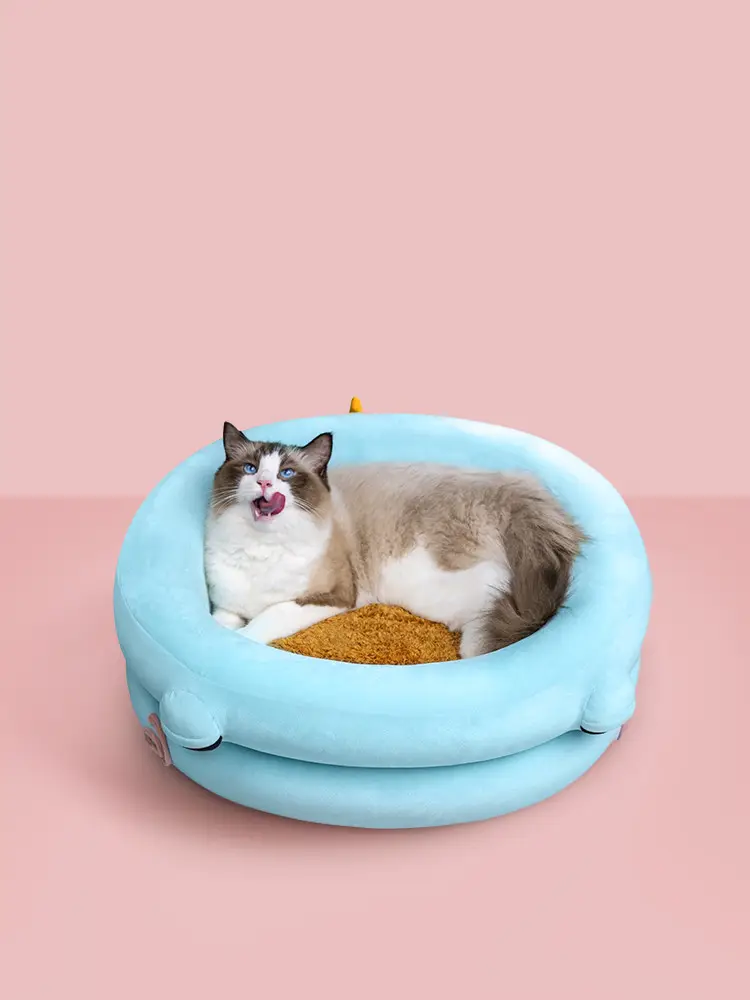Cat Bed Winter Warm Dog Kennel Pet