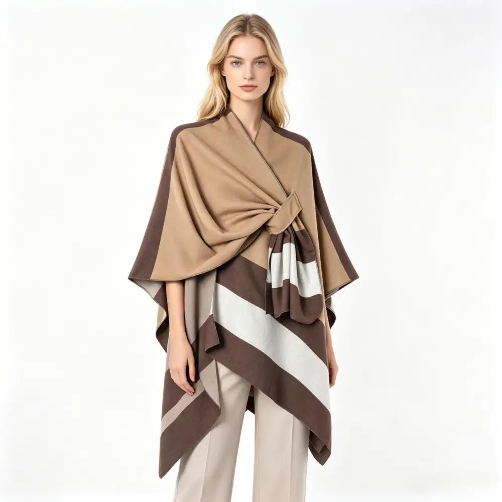 Women's Four-Season All-Match Jacquard Silver Thread Shawl