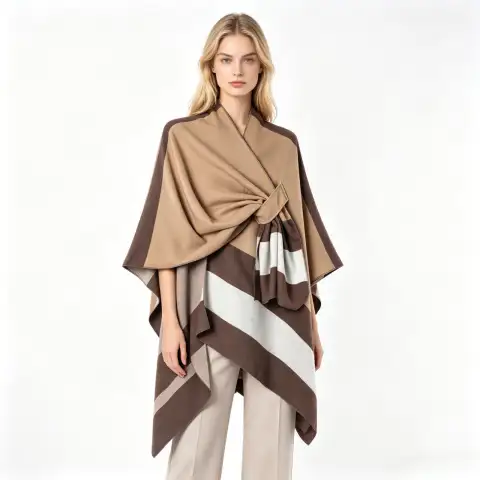 Women's Four-Season All-Match Jacquard Silver Thread Shawl