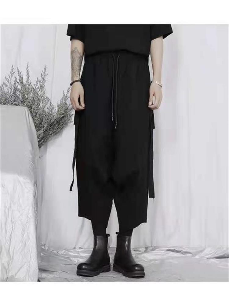 Title 6, Mens Japanese Loose Fitting Wide Leg Casual Pa...