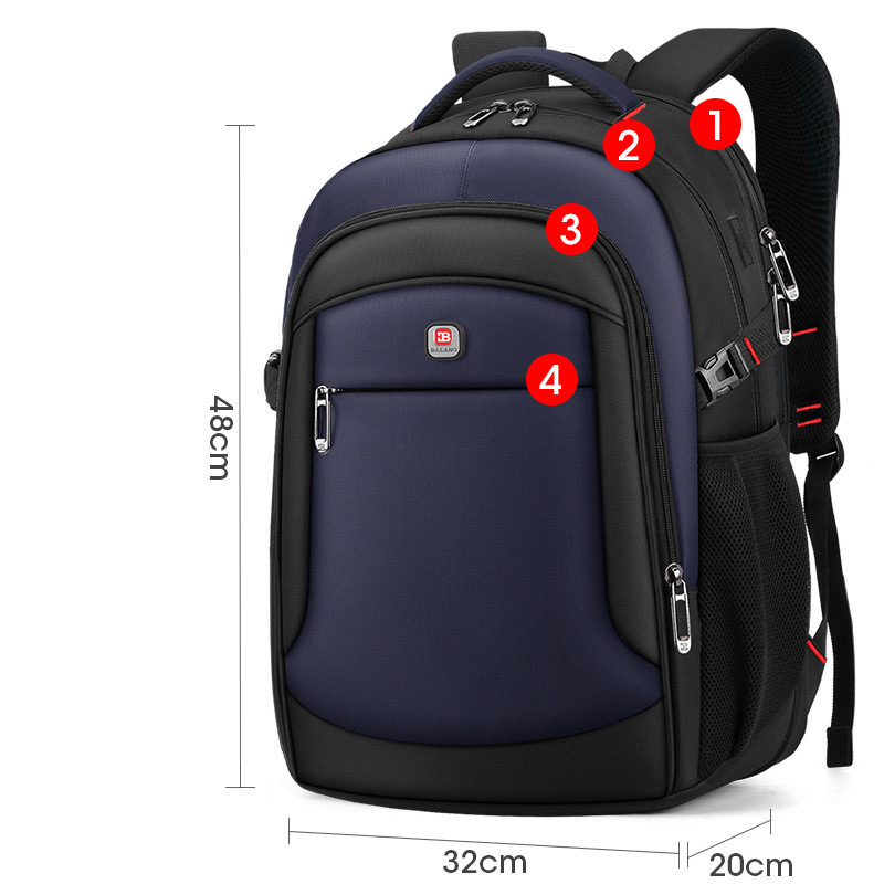 Casual Men's Laptop Bag Fashion Student School Bag - Image 7