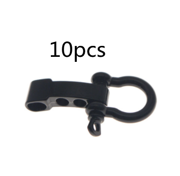 Suspender Buckles Set Black10