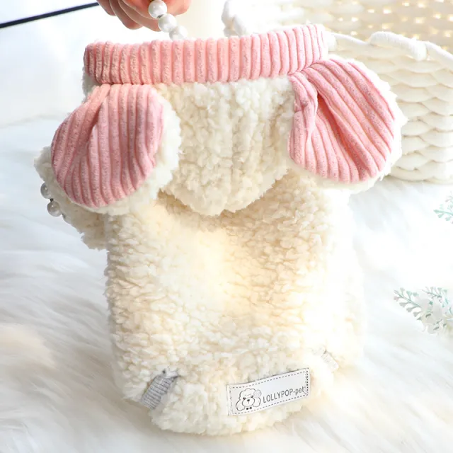 Cotton Coat Princess Cute Small Dog Pet Beige - Shop at LoveMi