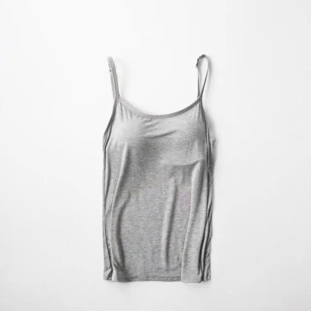 Halter Vest Women With Chest Pad Thin Women's Leggings Grey - Shop at LoveMi
