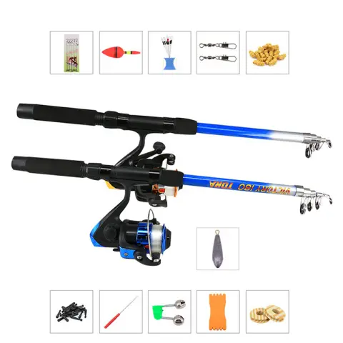 Portable Accessories Bag Beginner Fishing Rod Set Ultra-light