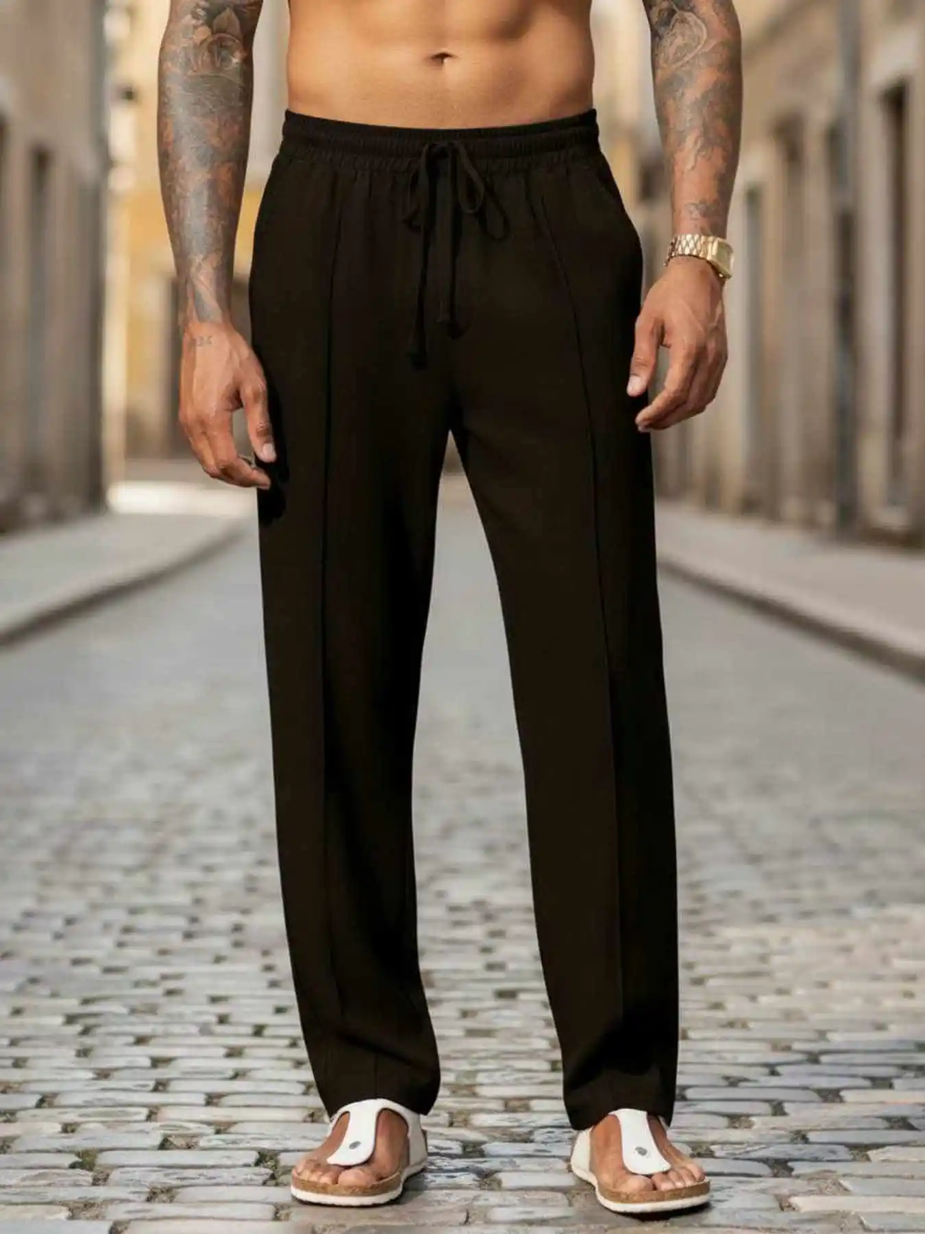 Casual Pants, Trendy And Fashionable Men's Long