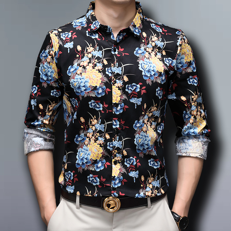 Title 4, Chinese style floral shirt