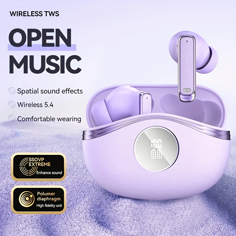 The New In-ear Wireless Sports Headphones With Battery Level Display Are Suitable For Travel, Gaming And Business