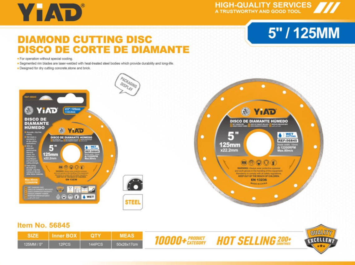 125mm Diamond Saw Blade, Wet Blade- Only Support Self-pickup, Free Shipping Price Is Anti-auction Pric