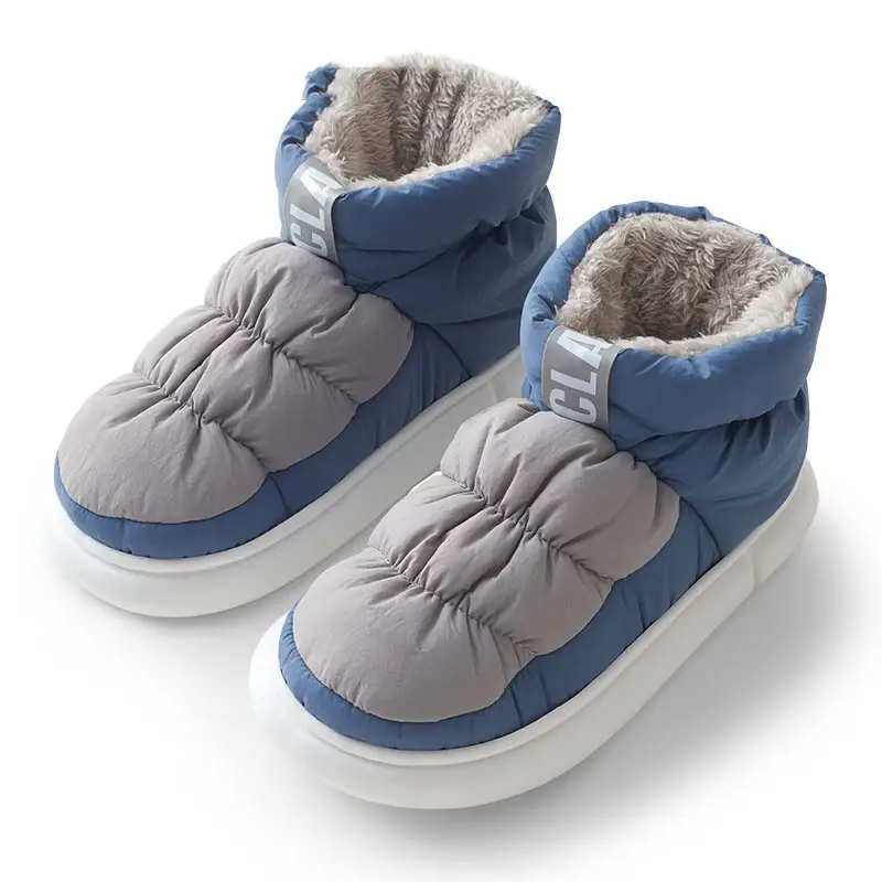 Women's Warm Thick Bottom Confinement Shoes Indoor Cotton Slippers