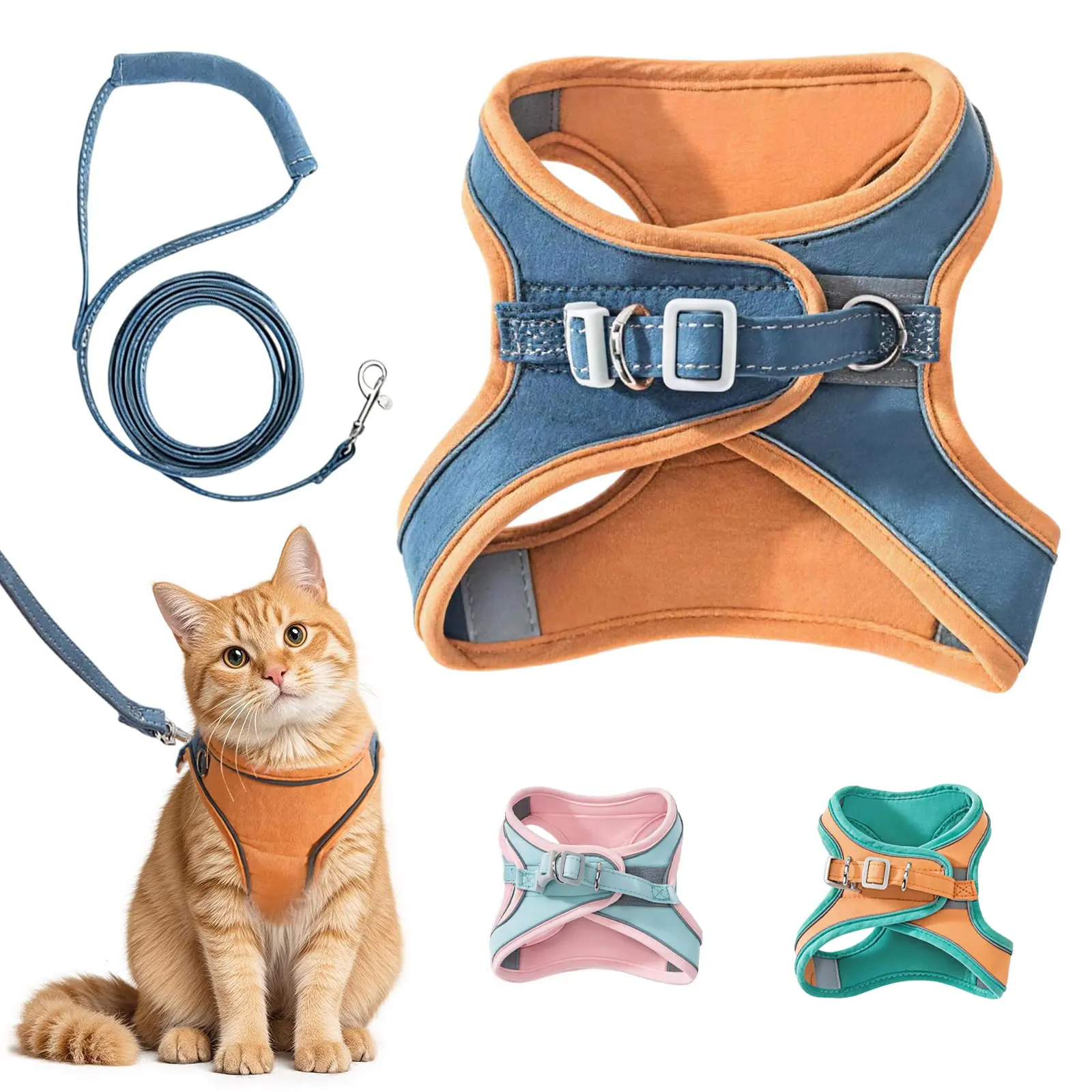Cat Harness And Leash, Escape Proof, Soft